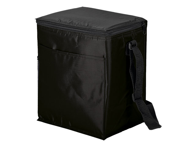 12-Can Cooler With 2 Exterior Pockets - 70D/PEVA Lining