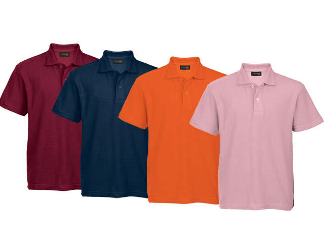 175g Pique Knit Golf Shirts - Image 3