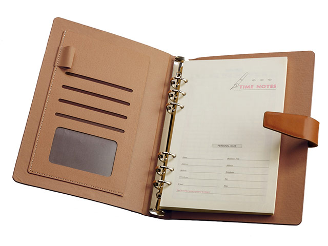 Bamboo And Pu Personalized Planner - Image 2