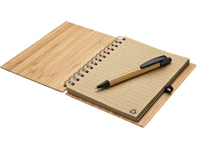 Bamboo Notebook And Pen - Image 2