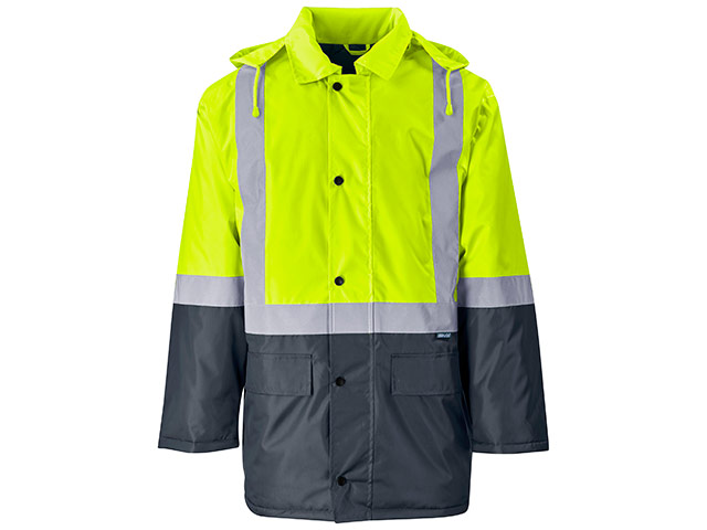 Hazard Padded Two-Tone Hi-Viz Reflective Jacket - Image 5