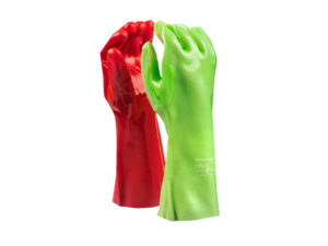 Hi-Vis Pvc Stop and Go Gloves