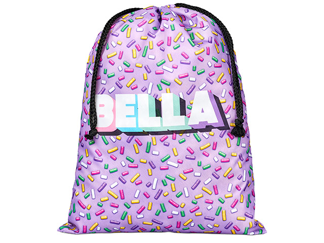 Hoppla Benguela Jumbo Polyester Drawstring Pouch - Image 3