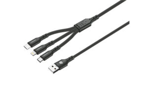 Ind 1.2M 3-In-1 Charger Cable