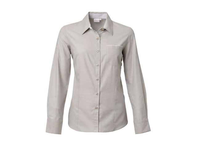 K243 Ladies Miller Long Sleeve Dakota Blouse - Image 3