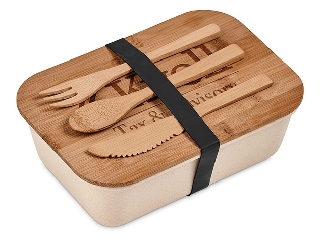 Kooshty Natura Plus Bamboo Fibre Lunch Box Set - Image 2