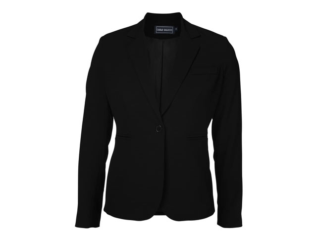 Ladies Carlo Galucci Polyester Spandex Justine Slim Fit Jacket - Image 2