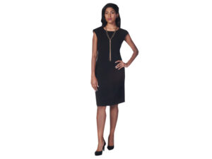 Ladies Carlo Galucci Polyester Spandex Kendal Sleeveless Dress