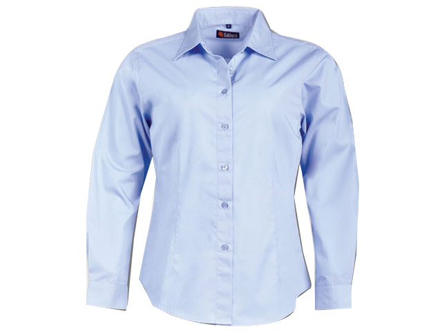 Ladies Classic Woven Shirt Long Sleeve - Image 3