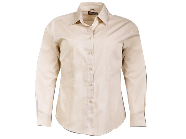 Ladies Classic Woven Shirt Long Sleeve - Image 5