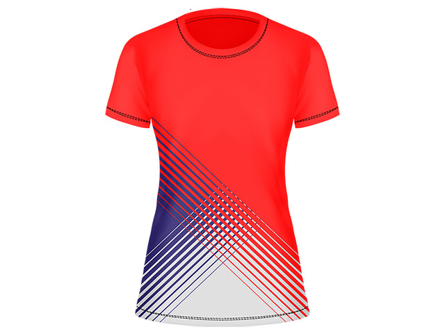 Ladies Crew Neck T-Shirt Custom Design - Image 2