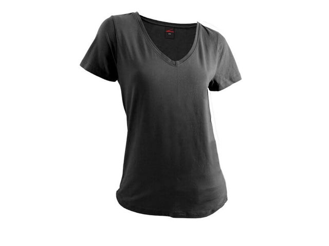 Ladies Fitted V-Neck T-Shirt - Image 3