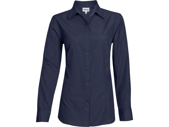 Ladies Long Sleeve Empire Shirt - Image 4