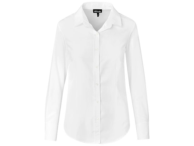 Ladies Long Sleeve Nottingham Shirt - Image 2