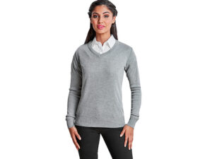 Ladies Long Sleeve Peru V-Neck Jersey