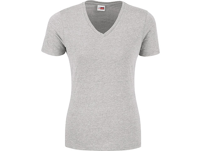Ladies Michigan Melange V-Neck T-Shirt - Image 3