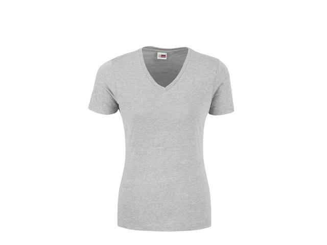 Ladies Michigan Melange V-Neck T-Shirt - Image 4