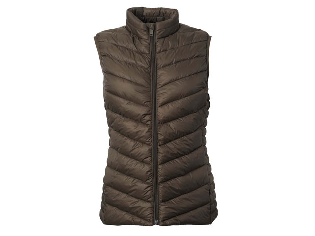 Ladies Stellar Quilted Faux Down SleeveLess Bodywarmer - Image 3