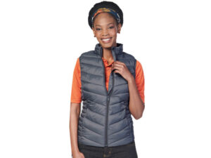 Ladies Stellar Quilted Faux Down SleeveLess Bodywarmer