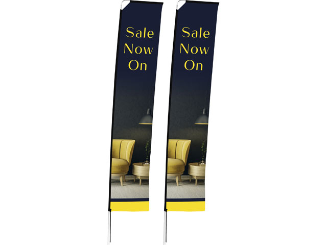 Legend 4M Telescopic Flying Banner (Set Of 2)