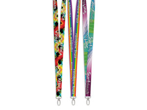 Lobster Clip Double-Sided Sublimation Petersham Lanyard