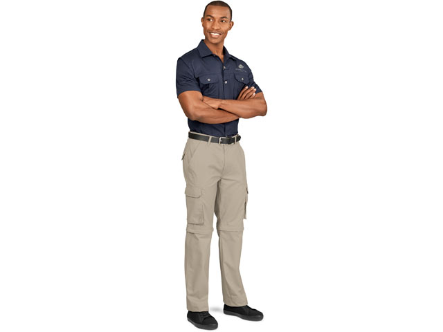Mens Cargo Zip Off Pants - Image 5
