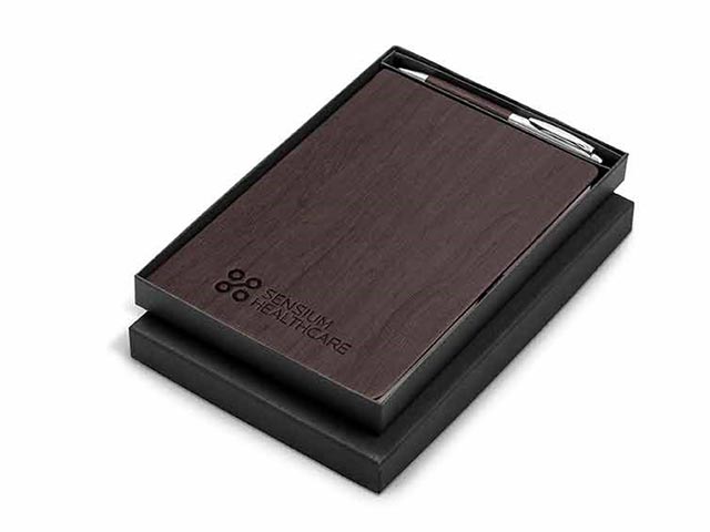 Oakridge Hard Cover Notebook And Pen Set - Image 2