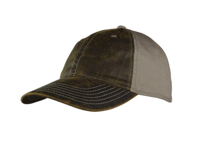 Oil Skin Peak Hunting Cap