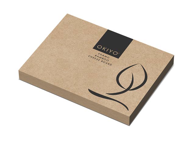 Okiyo Edamu Bamboo Cheese Board Set - Image 2