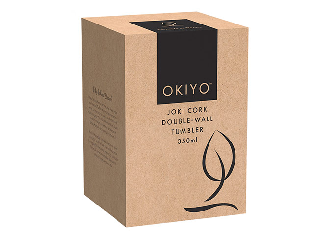 Okiyo Joki Cork And Wheat Straw Double-Wall Tumbler-350Ml - Image 2