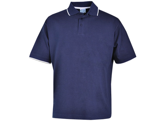 Pencil Stripe Golfer - Navy/white - Image 3