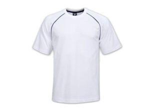 Raglan Trim T-Shirt - White/Navy - While stocks last