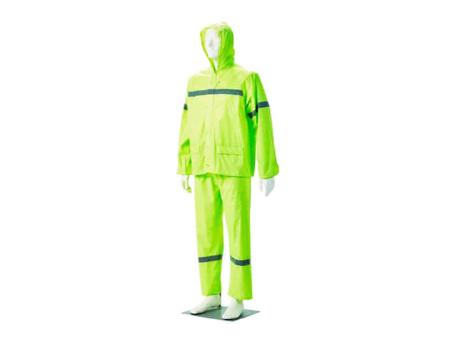 Reflective Rubberised Rain Suit