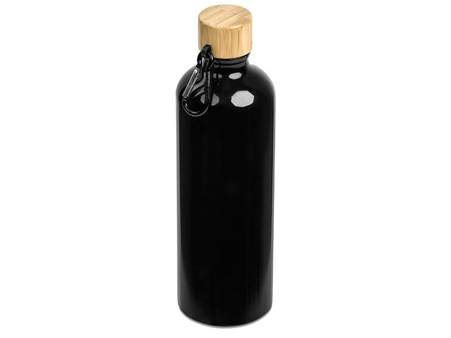 Serendipio Origen Aluminium And Bamboo Water Bottle-750Ml - Image 2