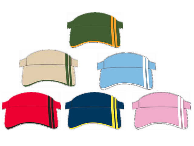 Sun Visor With Two Stripes - Image 3