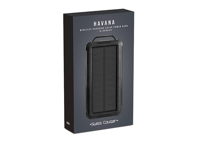 Swiss Cougar Havana Wireless Charging Solar Power Bank - 10 000Mah - Image 2