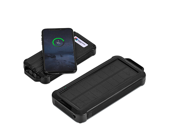 Swiss Cougar Havana Wireless Charging Solar Power Bank - 10 000Mah