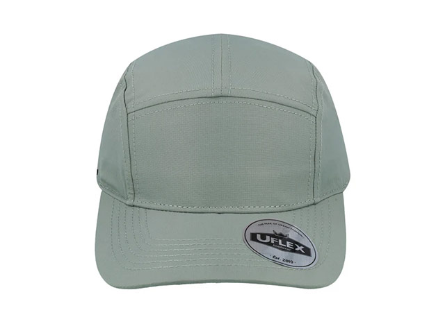 5 Panel Nylon Ripstop Flat Peak Cap - Image 2