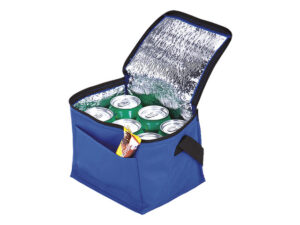 6 Can Cooler With Foil Liner And Pocket Non-Woven Foil Linin