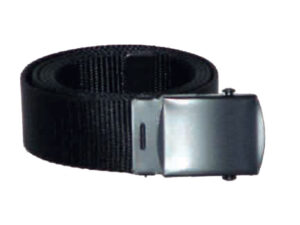 Belts / Narrow Nylon  - Black 25Mm