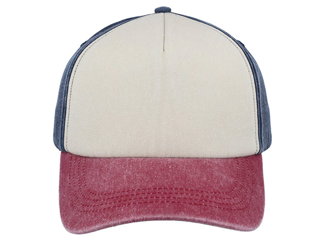 Foam Washed Colour Block Cap - Image 3