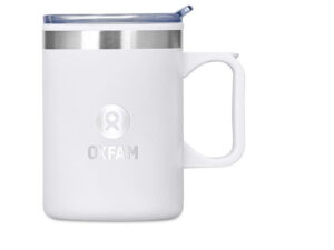 Kooshty Angelo Stainless Steel andamp; Plastic Double-Wall Mug-360Ml