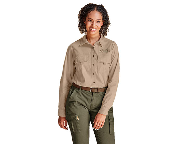 Ladies Long Sleeve Mawenzi Twill Shirt