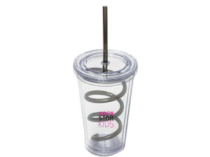 Malibu Tumbler And Twisty Straw Tumbler