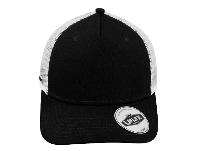 Recycled Trucker 5 Panel Snapback Cap - Image 2