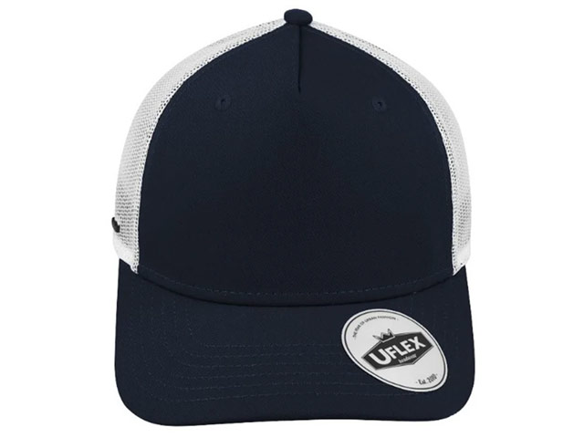 Recycled Trucker 5 Panel Snapback Cap - Image 5