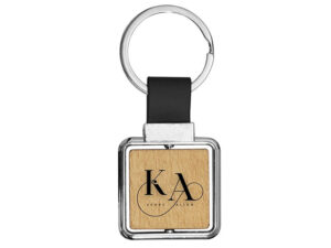 Gosto Metal And Wood Keyring