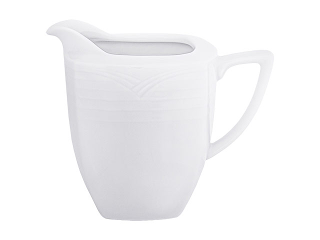 Arctic White Square Milk Jug