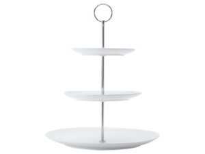 White Basics Diamonds 3-Tier Cake Stand